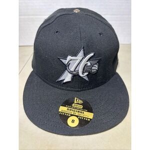 New Era PHILADELPHIA 76ERS NBA21 CITY ALT 59Fifty BLACK/WHITE (NEW) Size 8 Wool